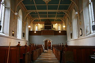 The gallery of the church today